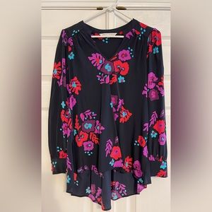 Annie Griffin Silk tunic blouse